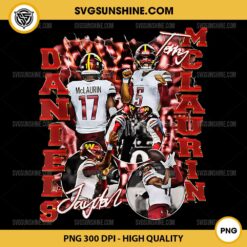 Jayden Daniels PNG, Terry Mclaurin PNG, Washington Commanders PNG