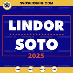 Lindor Soto 2025 SVG, New York Mets SVG