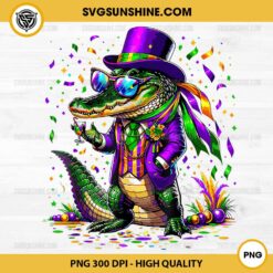 Mardi Gator Mardi Gras Alligator PNG, Mardi Gras PNG, Alligator PNG