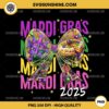 Mardi Gras 2025 PNG, Coquette Bow Mardi Gras PNG File