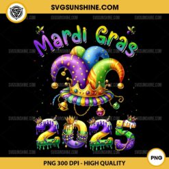 Mardi Gras 2025 PNG, Jester Hat Mardi Gras Joker Hat PNG