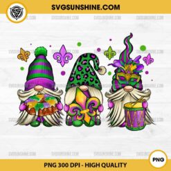 Mardi Gras Gnomes PNG, Happy Mardi Gras PNG, Mardi Gras PNG Sublimation