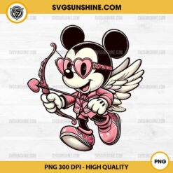 Mickey Mouse As Cupid PNG, Mickey Valentine PNG