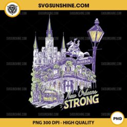 New Orleans Strong Charity Bourbon PNG, New Orleans Strong 2025 PNG