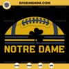 Notre Dame Football SVG File, Notre Dame Fighting Irish SVG