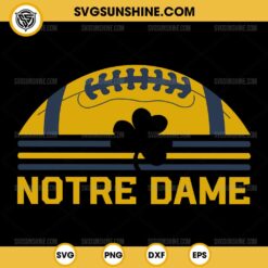 Notre Dame Football SVG File, Notre Dame Fighting Irish SVG