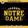 Notre Dame Football SVG, Notre Dame Fighting Irish SVG