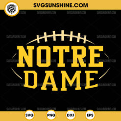 Notre Dame Football SVG, Notre Dame Fighting Irish SVG