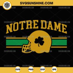 Notre Dame Helmet Football SVG, Notre Dame Fighting Irish SVG