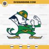 Notre Dame Leprechaun Logo SVG, Notre Dame Fighting Irish Mascot SVG