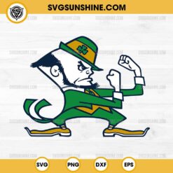 Notre Dame Leprechaun Logo SVG, Notre Dame Fighting Irish Mascot SVG