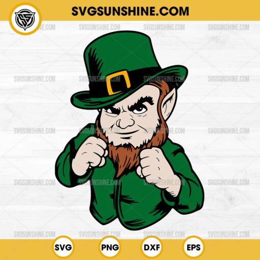 Notre Dame Leprechaun SVG, Notre Dame Fighting Irish football Mascot SVG