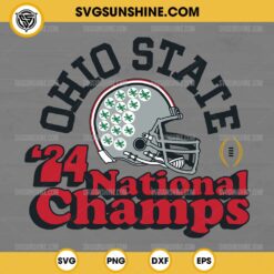 Ohio State Buckeyes SVG, 2024 Football National Champions SVG, Ohio State Football 2024 National Champs SVG