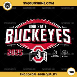 Ohio State Buckeyes 2025 CFP Quarterfinal Rose Bowl PNG