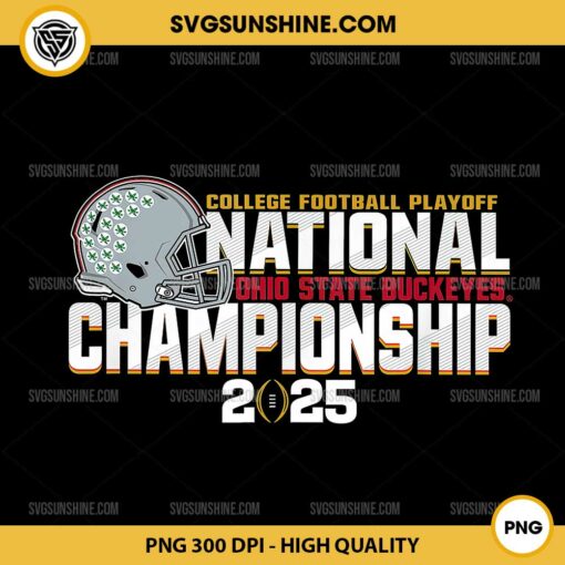 Ohio State Buckeyes CFP National Championship 2025 PNG