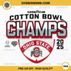 Ohio State Buckeyes Goodyear Cotton Bowl Champs 2025 PNG File