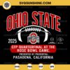 Ohio State Buckeyes Rose Bowl 2025 CFP Quarterfinal SVG, Ohio State Buckeyes SVG