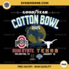 Ohio State Buckeyes Vs Texas Longhorns PNG, Cotton Bowl 2024-25 CFP Semifinal PNG