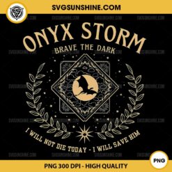 Onyx Storm Brave The Dark PNG File