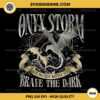 Onyx Storm Brave The Dark PNG, Fourth Wing Basgiath War College Pouch PNG