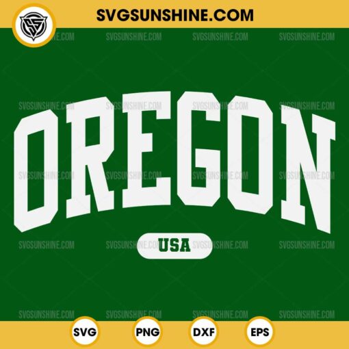 Oregon USA SVG, Oregon Ducks SVG, Football SVG