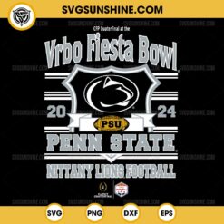 Penn State Nittany Lions Fiesta Bowl CFP 2024-2025 Football SVG, Penn State Nittany Lions Football SVG