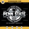 Penn State Nittany Lions 2024 NCAA Women's Volleyball Championship SVG