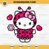 Pink Hello Kitty Lady bug SVG, Hello Kitty SVG, Valentine’s Day SVG