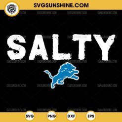 Salty Detroit Lions Football SVG