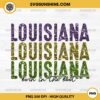 Sequin Louisiana Born In The Boot PNG, Mardi Gras PNG