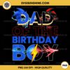 Sonic Dad Of The Birthday Boy PNG, Sonic Birthday PNG