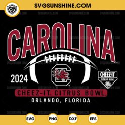 South Carolina Gamecocks Cheez-It Citrus Bowl 2024 Football SVG, South Carolina Gamecocks 2024 SVG