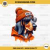 Tennessee Vols Dog With Beanie and Sunglasses PNG, Tennessee Volunteers Football PNG