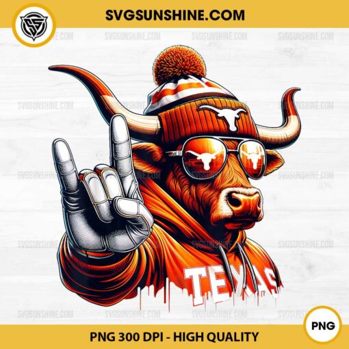 Texas Longhorns Bevo Mascot PNG, Longhorn Bull PNG, Texas Longhorn Football PNG