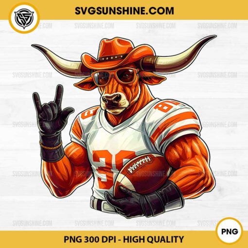 Texas Longhorns Mascot Football PNG, Texas Longhorns Football PNG