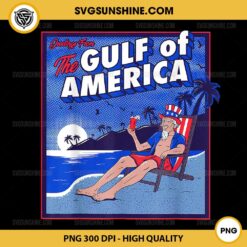 Trump The Gulf Of America PNG, Gulf Beach Of America Patriotic PNG