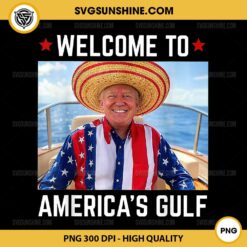 Trump Welcome To America's Gulf PNG, Mexico President Trump Sombrero PNG