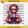 Valentine Be Mine Chucky Chibi PNG, Chucky Mugshot Valentine PNG