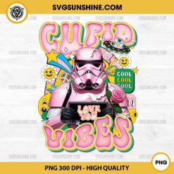 Valentine Cupid Vibes Stormtrooper PNG, Star Wars Stormtrooper Valentine PNG