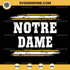 Vintage Notre Dame Indiana SVG, Notre Dame SVG