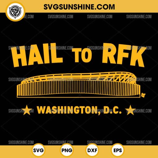 Washington Commanders Hail To RFK Stadium SVG, Washington Football SVG