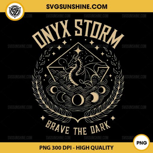 Onyx Storm Brave The Dark PNG, Fourth Wingg Basgiath War Collegee PNG