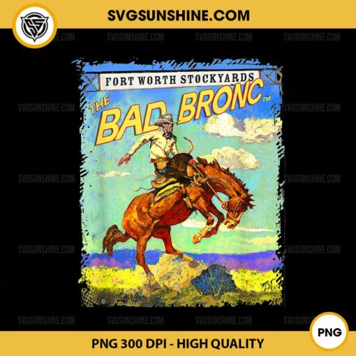 Painted Texas Sky Bronc PNG, Bronco Western PNG