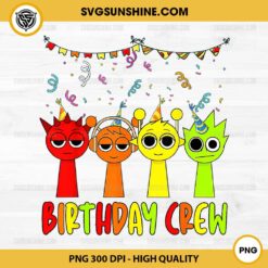 Sprunki Birthday Crew PNG, Sprunki Game PNG