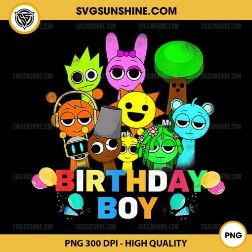 Sprunki Birthday PNG, Incredibox Sprunki Game PNG