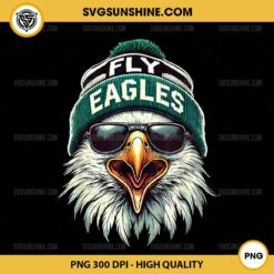 Fly Eagle with Sunglasses PNG, Eagles Flying Bird PNG