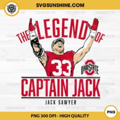 Jack Sawyer Legend of Captain PNG, Ohio State Football PNG