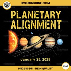 Planetary Alignment January 25, 2025 PNG, Astronomy Space Lovers PNG