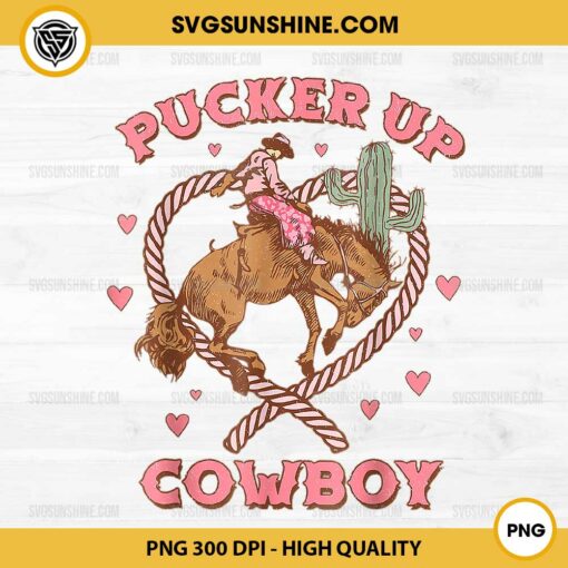 Pucker Up Cowboy PNG, Cowgirl Cowboy PNG