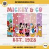 Mickey & Co Est 1928 PNG, Mickey And Friends Valentine PNG